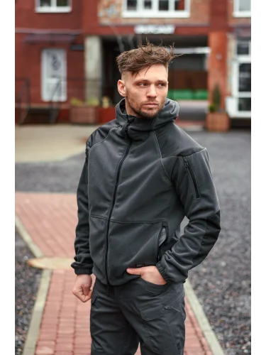Флис HIKER Grey/Black | Army Stroll