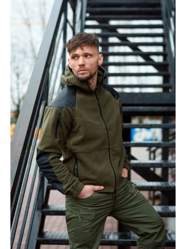 Флис HIKER Olive/Black | Army Stroll
