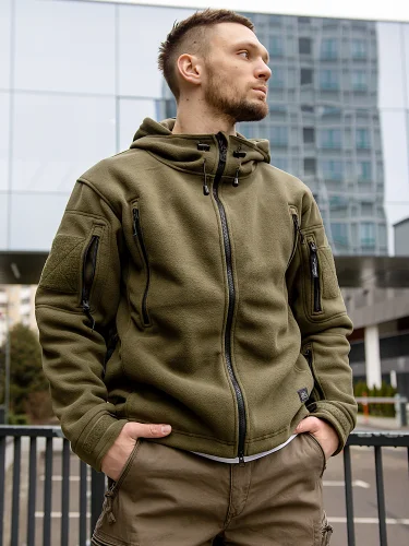 Кофта флисовая Patriot Olive Green | Helikon-Tex