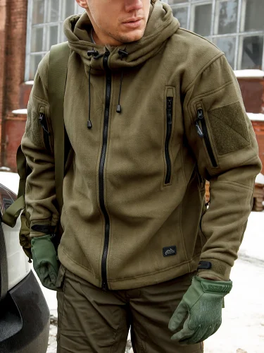 Кофта флисовая Patriot Olive Green | Helikon-Tex