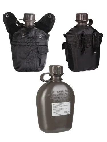 Фляга US Field 1L Black | Mil-tec