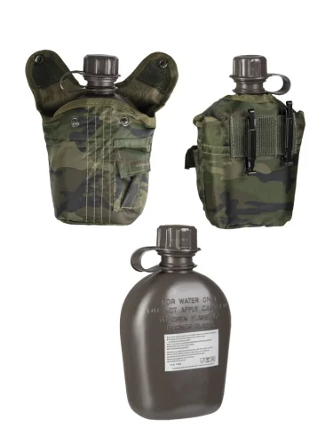 Фляга US Field 1L Woodland | Mil-tec