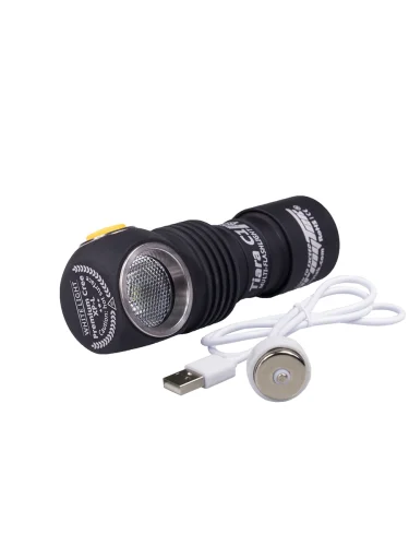 Фонарь налобный Tiara C1 Pro Magnet USB Gree XP-L +18350 Li-Ion White Light | ArmyTek