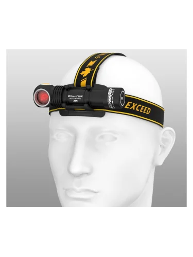 Фонарь налобный Wizard Magnet USB WR White/RED Light | ArmyTek