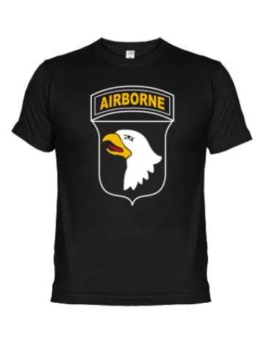 Футболка Mil-Tec Black AIRBORNE