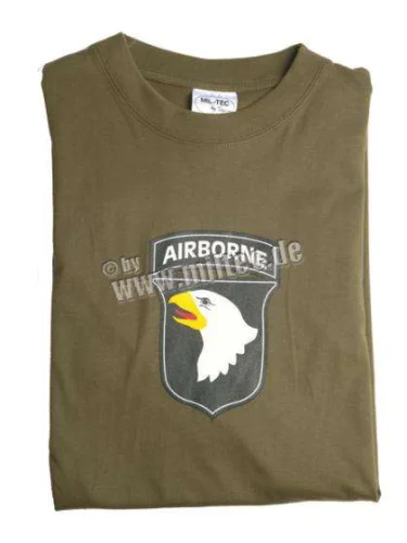Футболка Mil-Tec Olive AIRBORNE