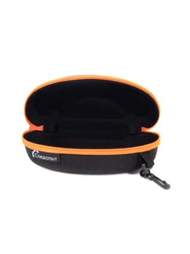 Футляр/Чехол для очков жёсткий с карабином PF-PG-48 170х75х55мм черный | Следопыт