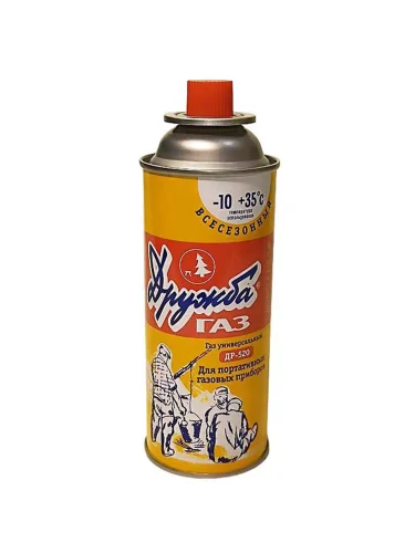 Газовый баллон Дружба ДР-520 цанговый | Tourist