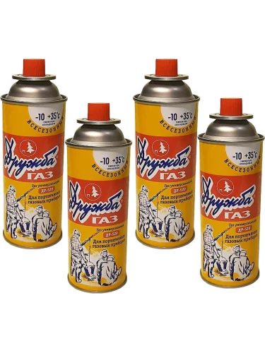 Газовый баллон Дружба ДР-520 цанговый | Tourist