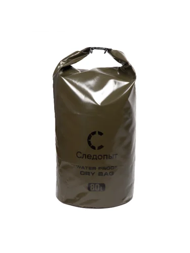 Гермомешок Dry Bag 80л без лямок хаки | Следопыт