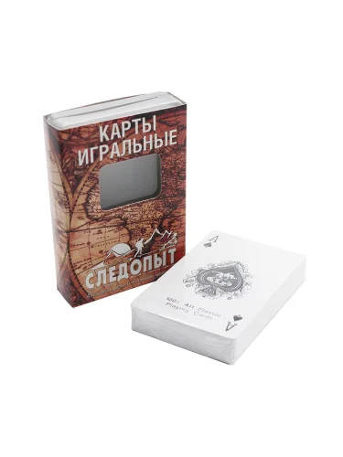Карты игральные пластик 54 шт| Следопыт