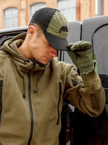 Кепка Logo Cap Black/Olive Green | Helikon-Tex