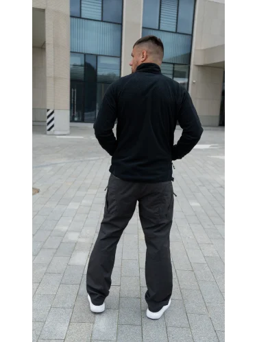 Кофта флисовая Alpha Tactical Black | Helikon-Tex