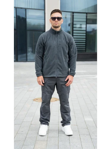 Кофта флисовая Alpha Tactical Shadow Grey | Helikon-Tex