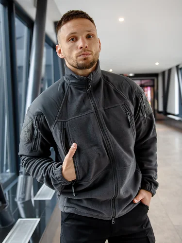 Флисовая кофта STRATUS Shadow Grey | Helikon-Tex