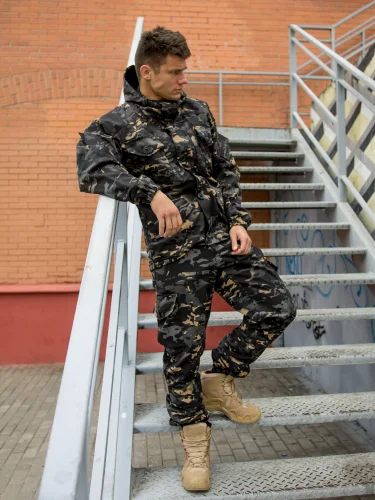 Костюм Горка 6 Премиум Лето/Осень/Весна Night Multicam | Grizzly