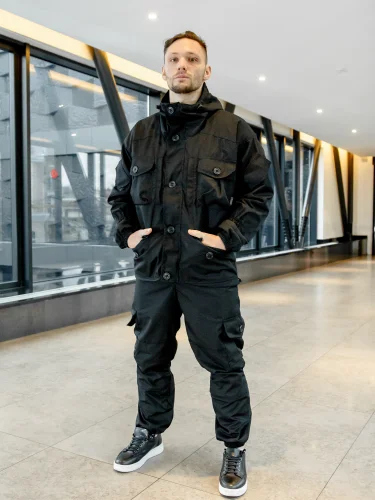 Костюм Горка 6 Премиум Осень/Зима/Весна (до-10) Black | Grizzly