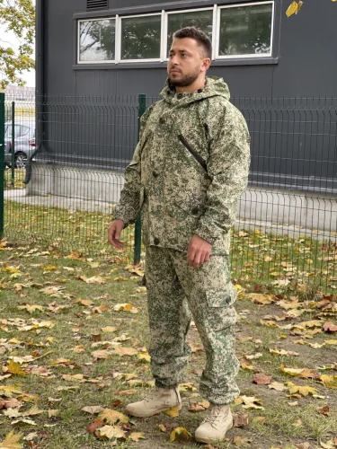 Костюм Горка 5 Премиум деми Digital light green | Grizzly