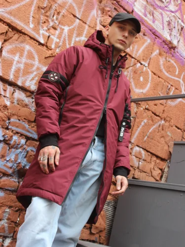 Куртка 12021 (W21) Burgundy | Nikolom
