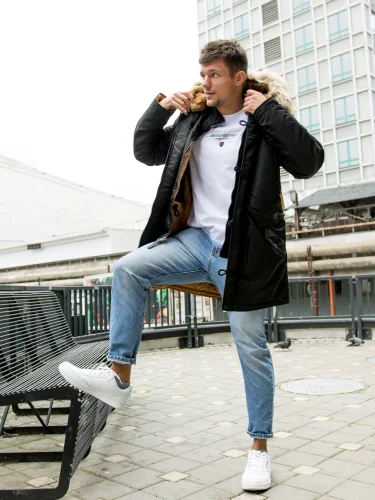 Куртка Аляска Expedition Black/Cinnamon | Apolloget