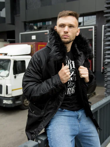 Зимняя куртка Аляска HUSKY Black Line | Nord Denali