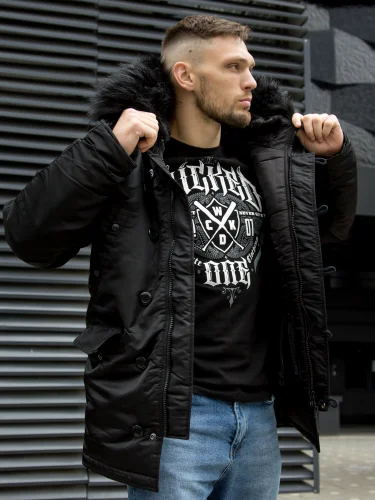 Зимняя куртка Аляска HUSKY Black Line | Nord Denali