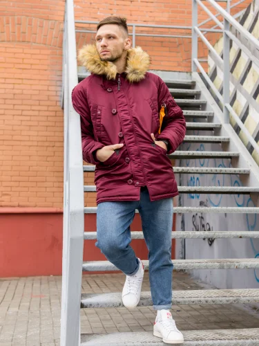 Куртка Аляска HUSKY BURGUNDY/BURGUNDY | Nord Denali