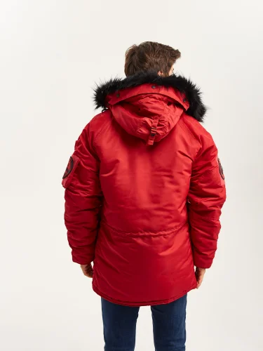 Куртка Аляска HUSKY Compass Red/Black | Nord Denali