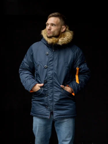 Куртка Аляска HUSKY Rep.Blue/Orange | Nord Denali