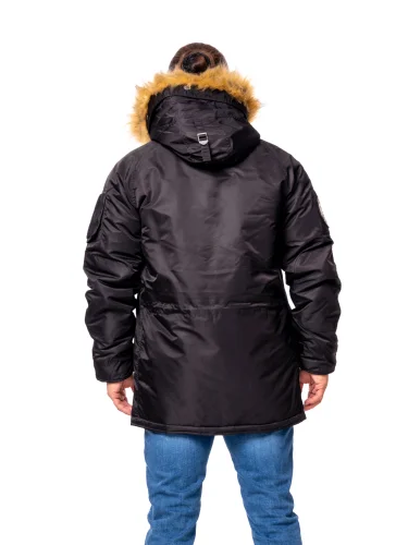 Куртка Аляска Husky MILITARY 2024 Black | Nord Denali