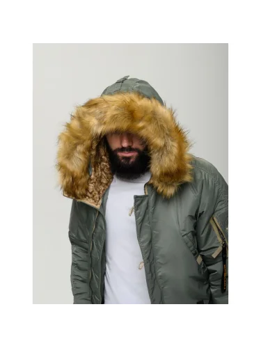 Куртка Аляска Husky MILITARY 2024 Olive Green | Nord Denali