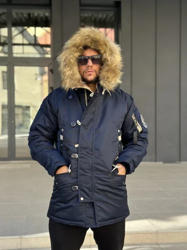 Куртка Аляска HUSKY Military 2024 Ink/Ink | Nord Denali