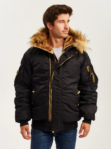 Куртка Аляска HUSKY N2B Compass Black/Yellow | Nord Denali