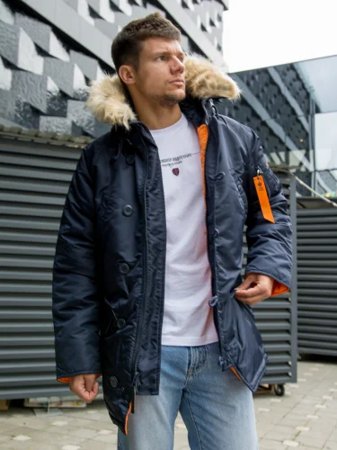 Куртка Аляска HUSKY Rep.Blue/Orange | Nord Storm