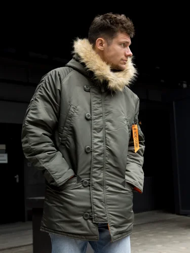 Куртка Аляска HUSKY Rep.Grey/Orange | Nord Storm
