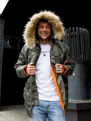 Куртка Аляска HUSKY Rep.Grey/Orange | Nord Storm