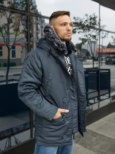 Куртка Аляска HUSKY Steel Blue | Nord Storm