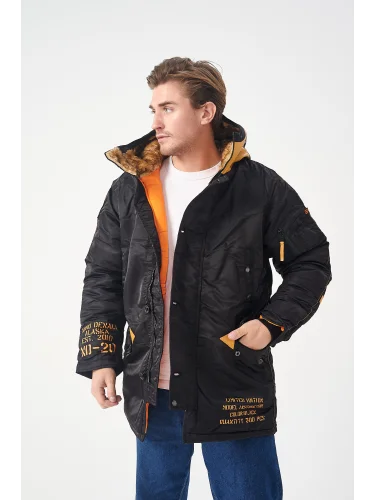 Куртка Аляска INSTRUCTOR Black/Orange | Nord Denali