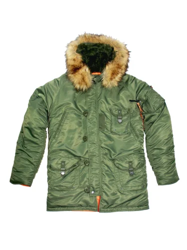 Куртка Аляска MARSHAL RIFLE GREEN/ORANGE | Nord Denali