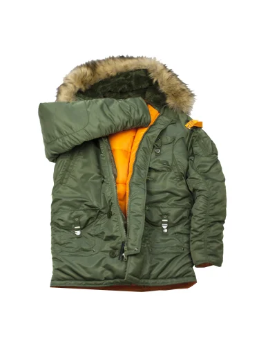 Куртка Аляска MARSHAL RIFLE GREEN/ORANGE | Nord Denali