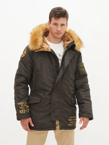 Куртка Аляска Mechanik Beluga/Olive | Nord Denali