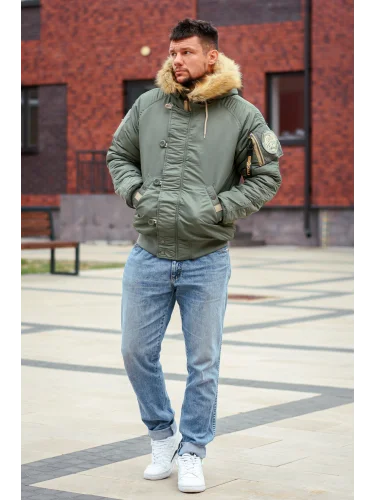 Куртка Аляска Military 2024 N-2B Olive Green | Nord Denali