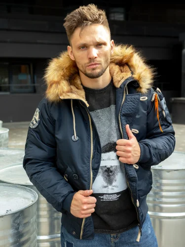 Куртка Аляска Military 2024 N-2B Ink/Ink | Nord Denali