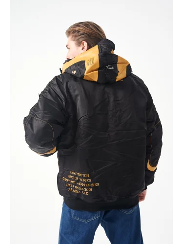 Куртка Аляска N2B INSTRUCTOR Black/Orange | Nord Denali