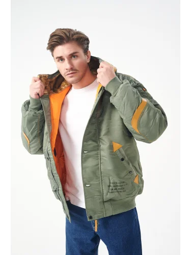 Куртка Аляска N2B INSTRUCTOR Olive/Orange | Nord Denali