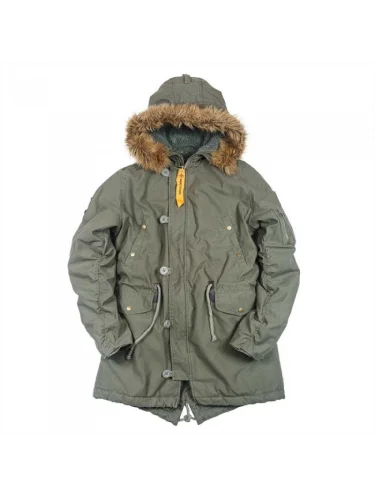 Куртка Аляска N3B FISHTAIL Olive/Olive | Nord Storm