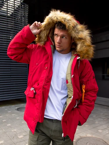 Куртка Аляска Oxford 2.0 Compass Chili Pepper/Olive | Nord Denali