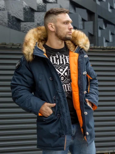 Куртка Аляска Oxford 2.0 Compass Rep.Blue/Orange | Nord Denali