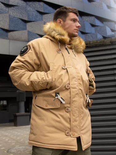 Зимняя куртка Аляска Oxford 2.0 Compass Tiger's/Olive | Nord Denali