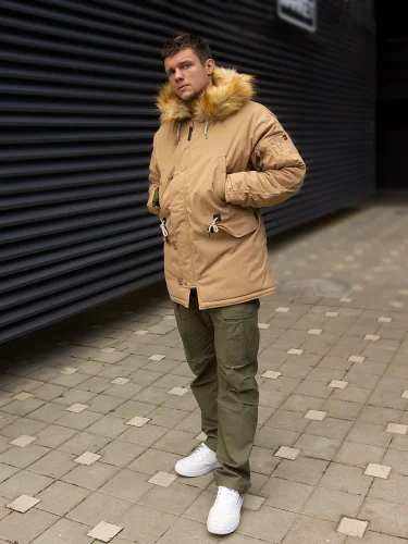 Зимняя куртка Аляска Oxford 2.0 Compass Tiger's/Olive | Nord Denali